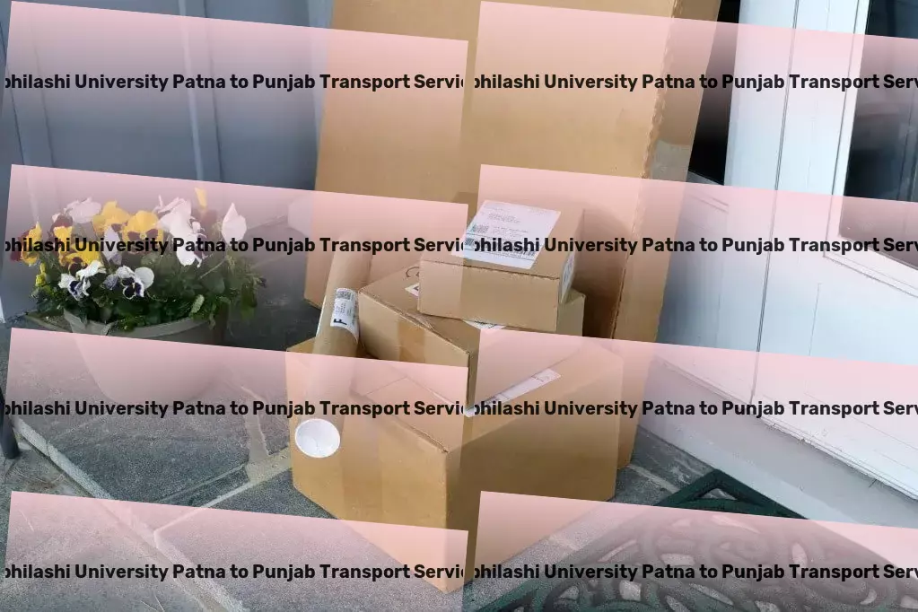 Abhilashi University Patna to Punjab Part Load Transport Simplifying transportation challenges in India for you! - Bulk goods shipping